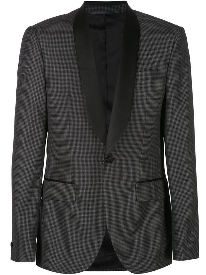 Givenchy Classic Smoking Jacket, Men's, Size: 50, Black, Silk/polyester/wool