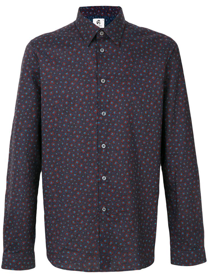 Ps By Paul Smith Classic Collar Shirt - Pink & Purple