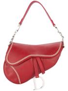 Christian Dior Vintage Saddle Handbag - Red