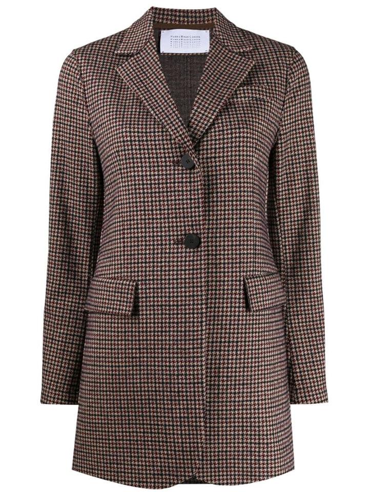 Harris Wharf London Single Breasted Tweed Jacket - Neutrals