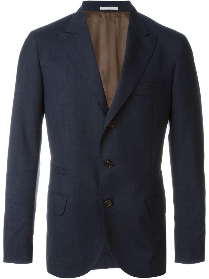 Brunello Cucinelli Classic Three Button Blazer