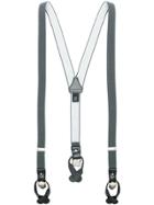 Tagliatore Ribbed Braces - Grey