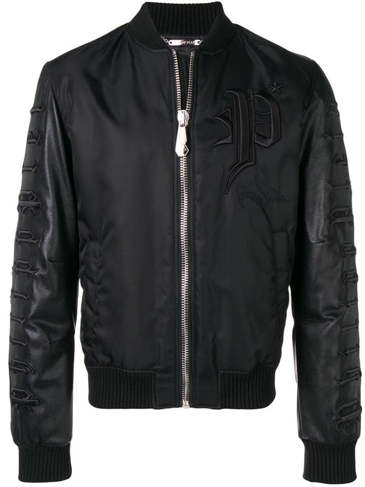 Philipp Plein Gothic Bomber Jacket - Black