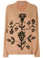 Hache Patterned Jumper - Nude & Neutrals