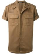 Neil Barrett Short Sleeve Shirt - Green