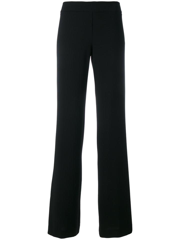 D.exterior Flared Trousers, Women's, Size: 42, Blue, Polyester/spandex/elastane