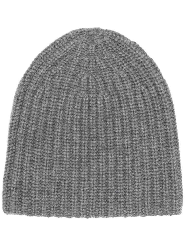 Joseph Ribbed Beanie - Grey