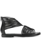 Ann Demeulemeester Vitello Sandals - Black