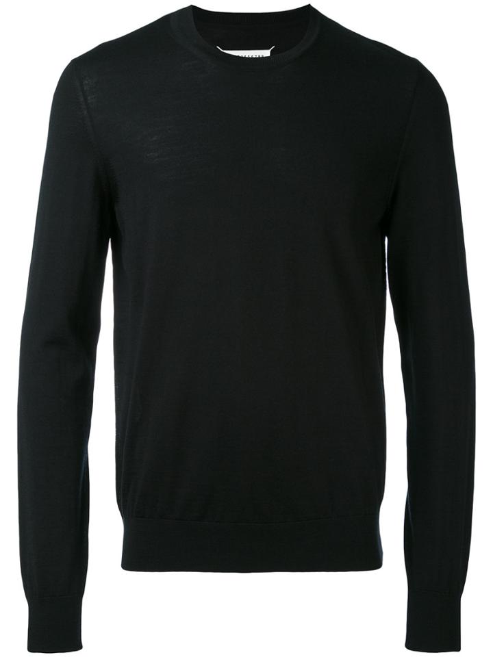 Maison Margiela Classic Crew Neck Jumper - Black