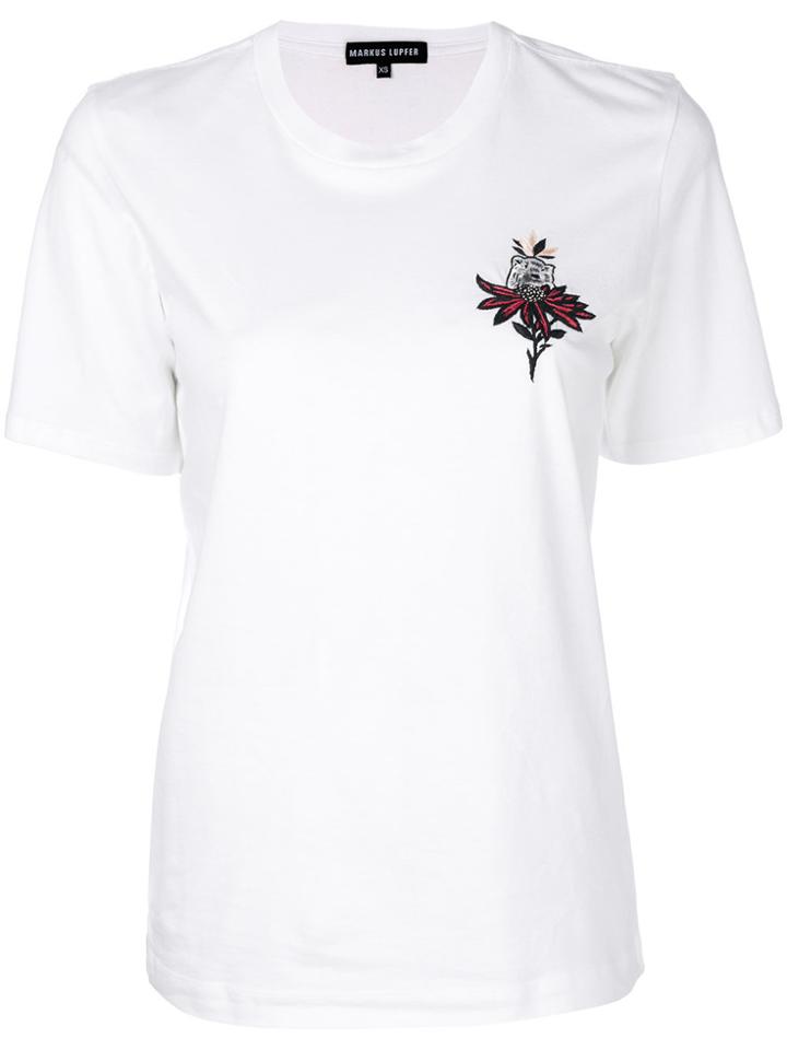 Markus Lupfer Alex Mini Polar Flower T-shirt - White
