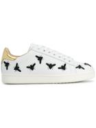 Moa Master Of Arts Embroidered Bee Sneakers - White