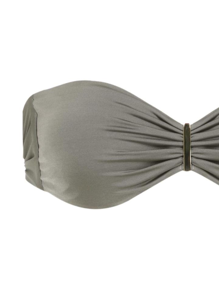 Brigitte Ruched Bikini Set - Green