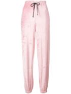 Emilio Pucci Plush Drawstring Track Pants - Pink