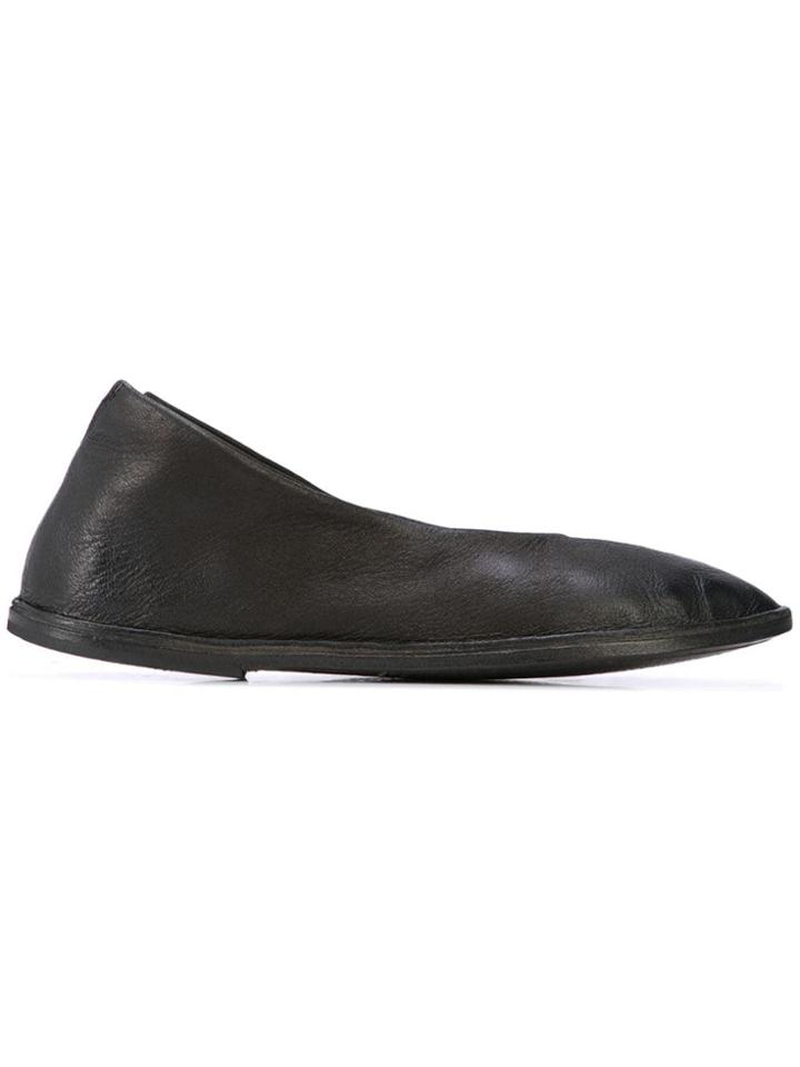 Marsèll Pointed Toe Ballerina Pumps - Black