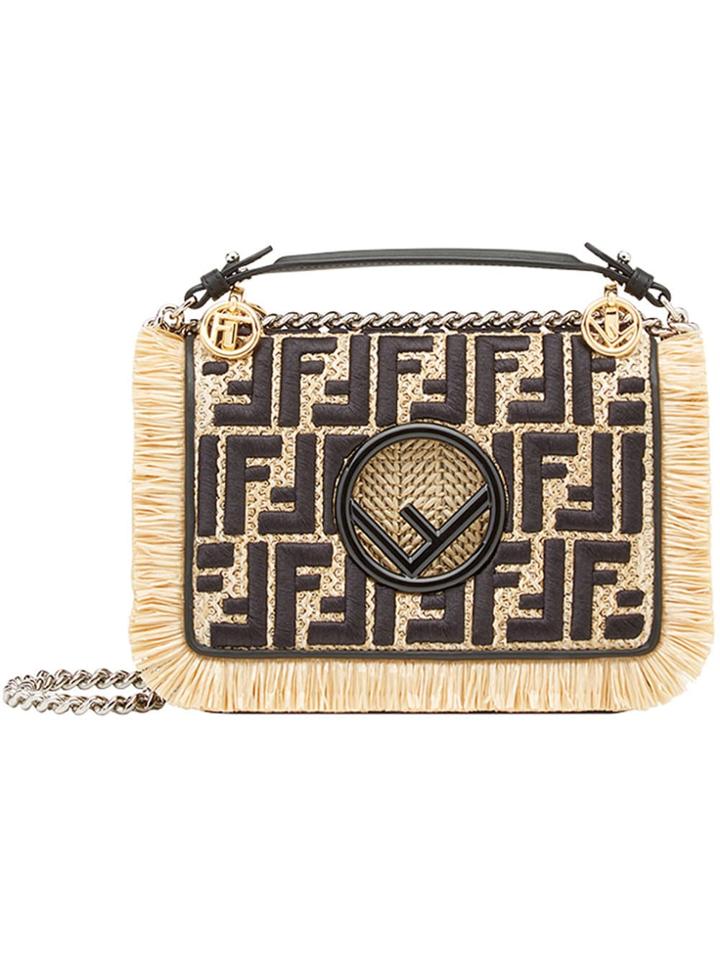 Fendi Kan I F Shoulder Bag - Neutrals
