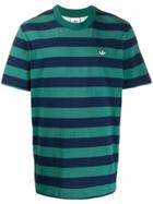 Adidas Striped T-shirt - Green
