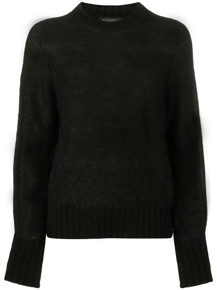 Antonelli Crew Neck Jumper - Black