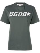 Golden Goose Deluxe Brand Logo Printed T-shirt - Green
