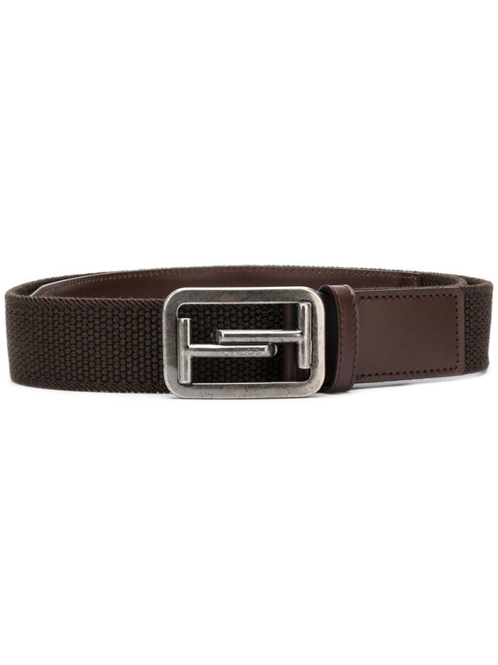 Tod's Tod`s - Man - Nastro Belt 3,5cm - Brown