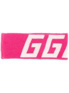 Golden Goose Deluxe Brand Logo Head Band - Pink & Purple