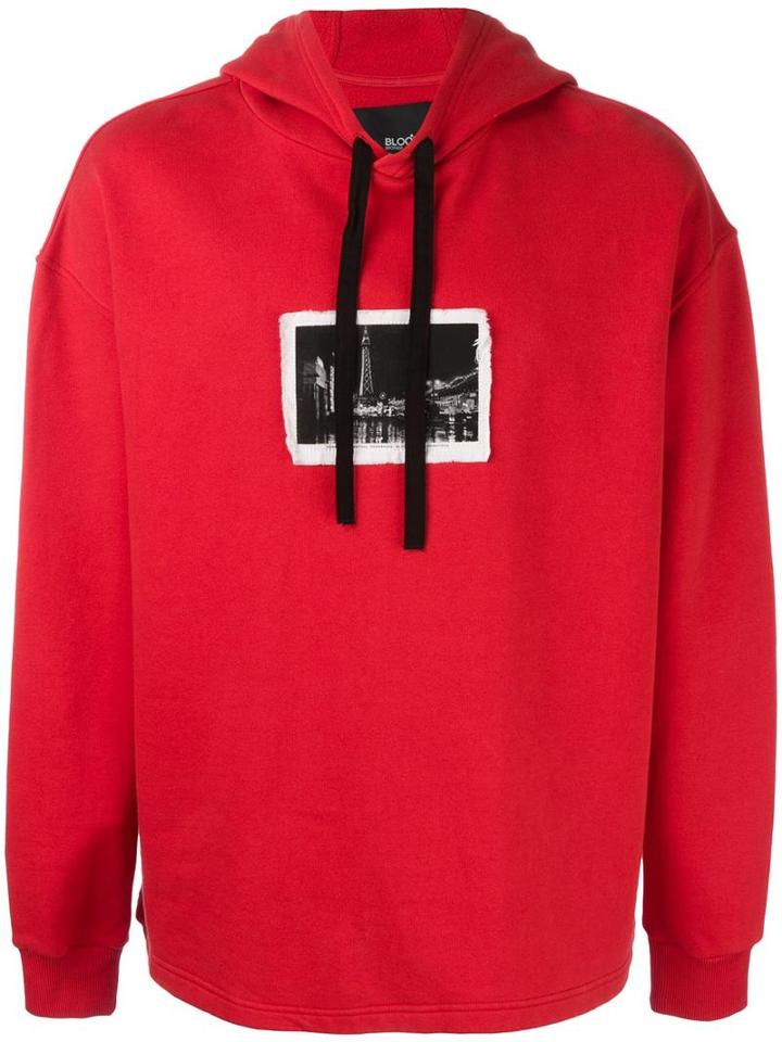 Blood Brother Stylised Patch Hoodie, Men's, Size: Xxl, Cotton