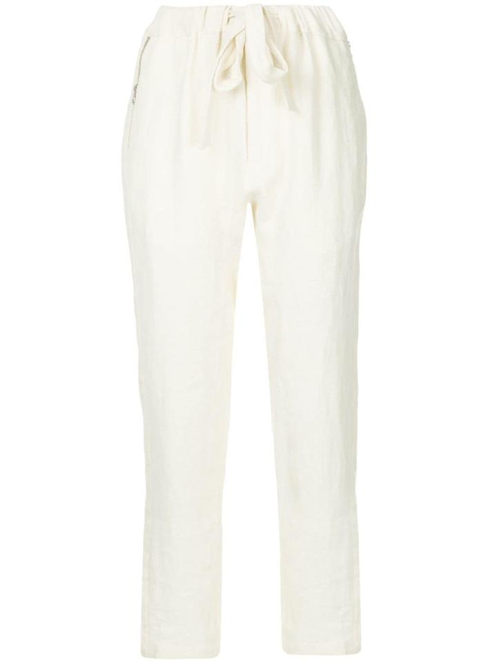 Kitx Tie Waist Tapered Trousers - White