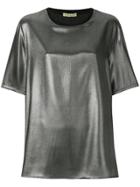 Versace Jeans Metallic Oversized T-shirt - Black