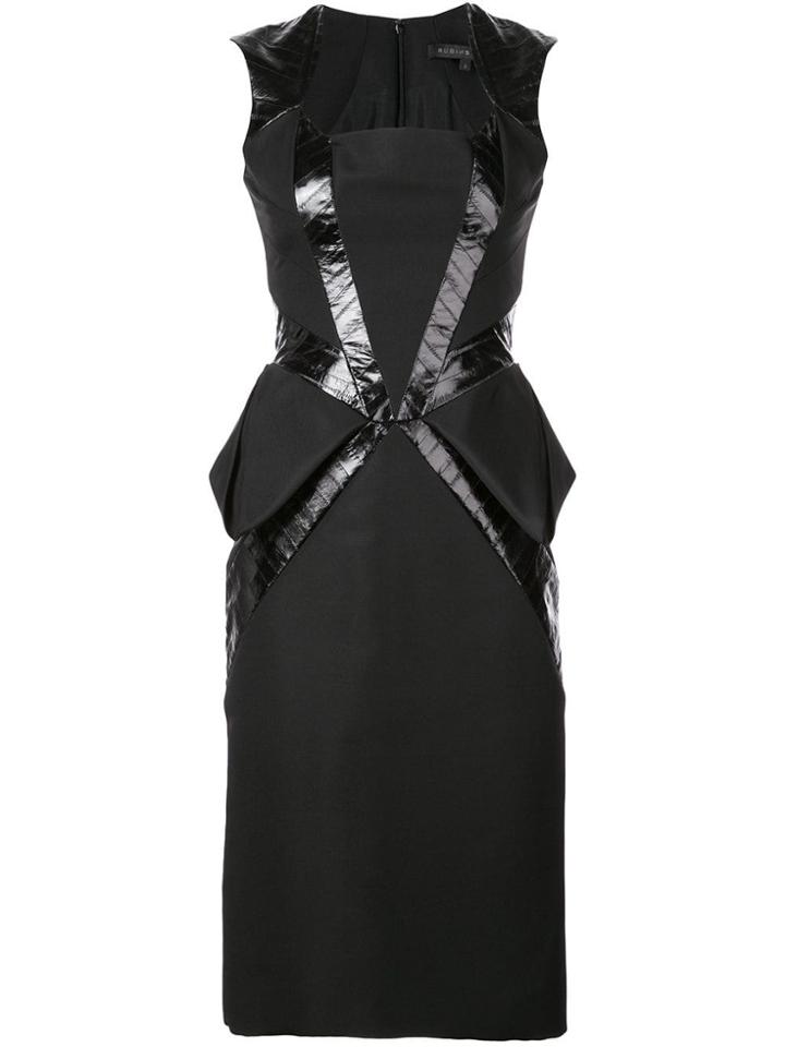 Rubin Singer Paneled Dress - Black