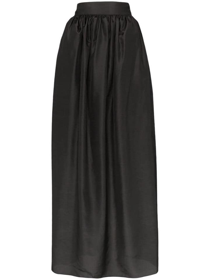 Michael Lo Sordo High-waisted Gathered Skirt - Black