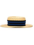 Lanvin Straw Boater Hat