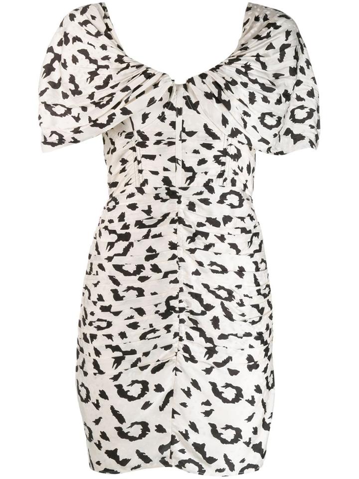Self-portrait Fitted Mini Dress - White