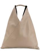 Mm6 Maison Margiela - Hobo Shoulder Bag - Women - Calf Leather - One Size, Nude/neutrals, Calf Leather
