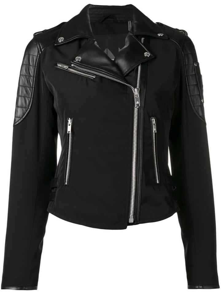 Moose Knuckles Biker Jacket - Black