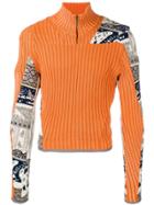 Gmbh Patchwork Jumper - Orange