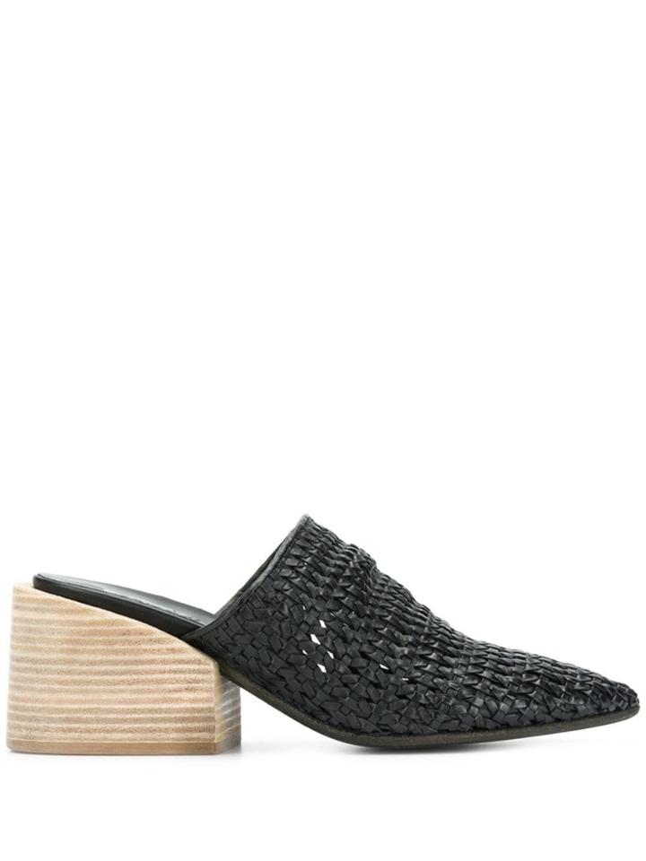 Marsèll Pointed Mule Pumps - Black
