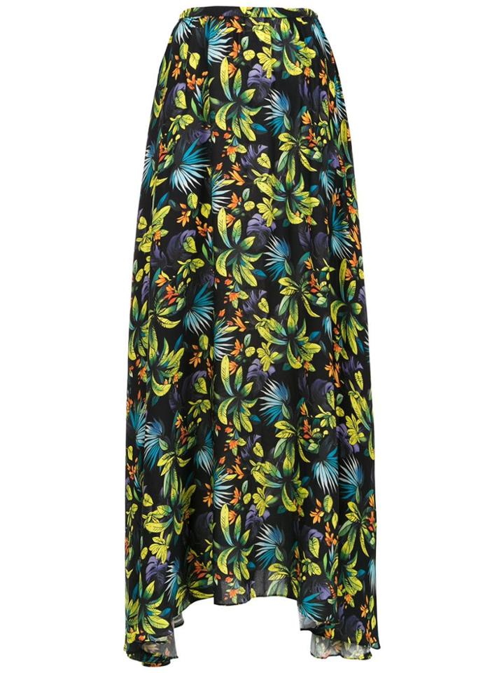 Amir Slama Printed Long Skirt - Green