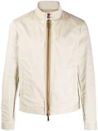 Dsquared2 Stand-up Collar Jacket - Neutrals