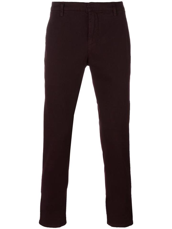 Dondup Stretch Skinny Jeans, Men's, Size: 36, Red, Cotton/spandex/elastane