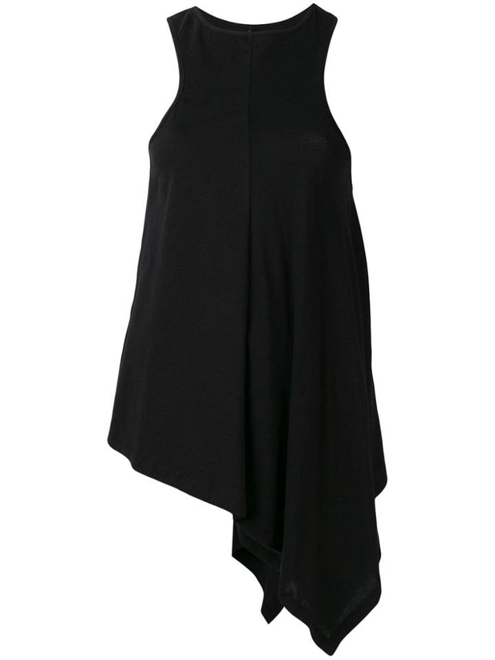 Unravel Project Asymmetrical Tank Top - Black