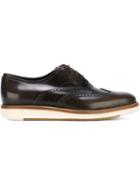 Salvatore Ferragamo Love Derby Shoes, Men's, Size: 7.5, Brown, Leather/rubber