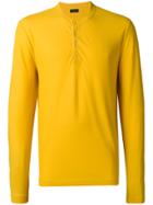 Joseph Henley Longsleeved T-shirt - Yellow & Orange