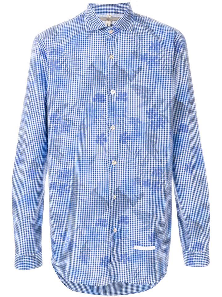 Dnl Floral Print Shirt - Blue
