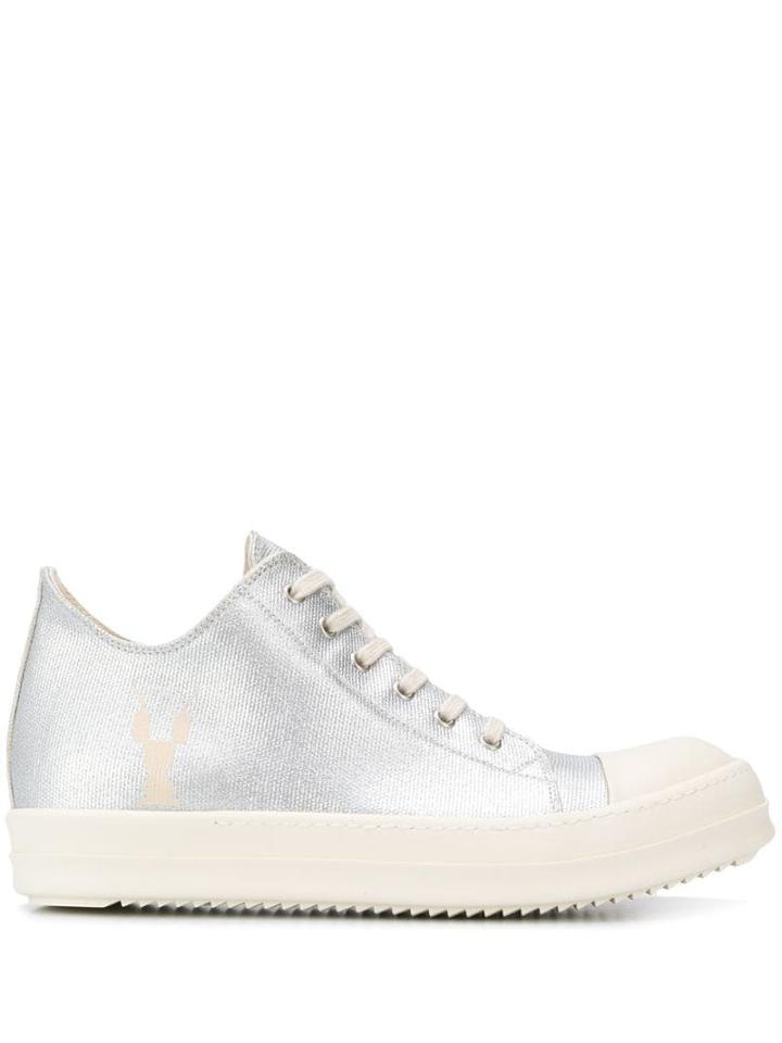 Rick Owens Drkshdw Low-top Sneakers - Metallic
