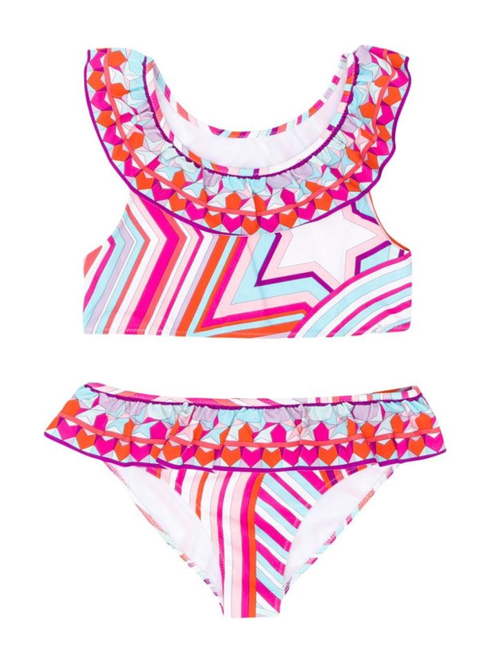 Emilio Pucci Junior Printed Bikini Set - Pink