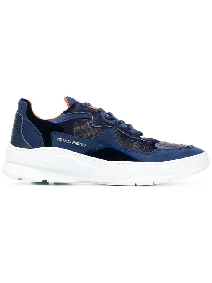 Filling Pieces Filling Pieces Lowfadecosmo Navy Blue Leather