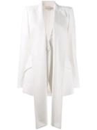 Alexander Mcqueen Oversized Lapel Blazer - White