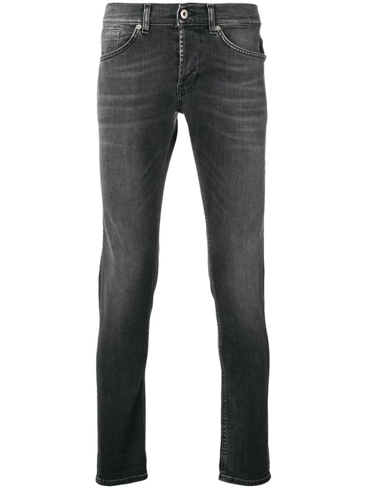 Dondup Skinny Cuffed Jeans - Grey
