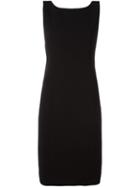 Capucci Back Bow Detail Dress, Women's, Size: 40, Black, Viscose/spandex/elastane/polyester