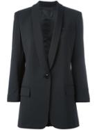 Alexander Wang Shawl Lapel Blazer, Women's, Size: 4, Black, Polyester/spandex/elastane/virgin Wool