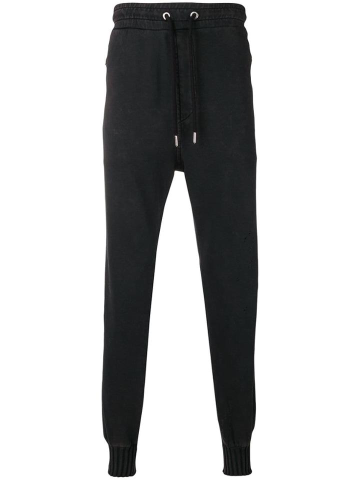 Diesel Drawstring Waist Track Pants - Black